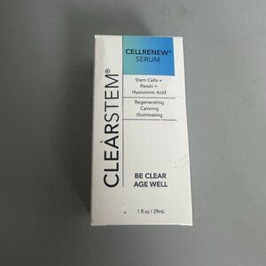CLEARSTEM - CELLRENEW SERUM stem cells hyaluronic acid reishi regenerating 1‎ oz